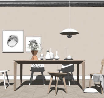 精品客厅设计家具模型 (6)